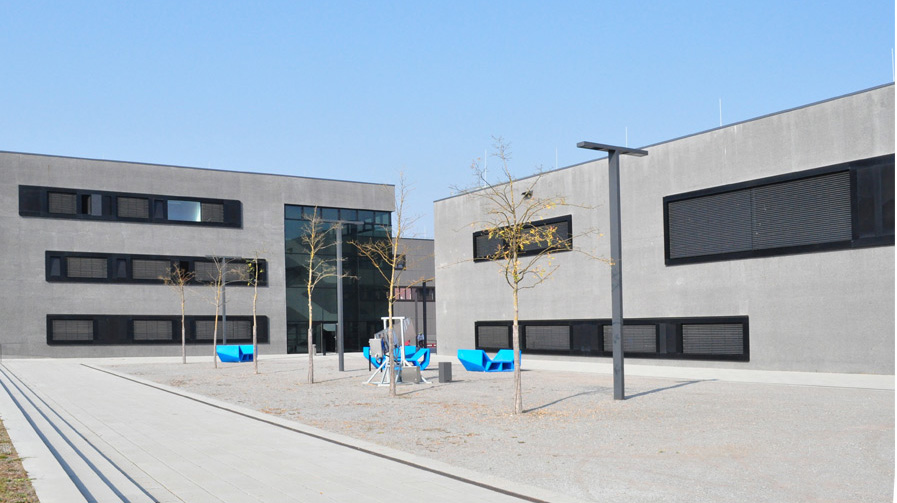 Technische Hochschule in Degendorf. Innenputz.